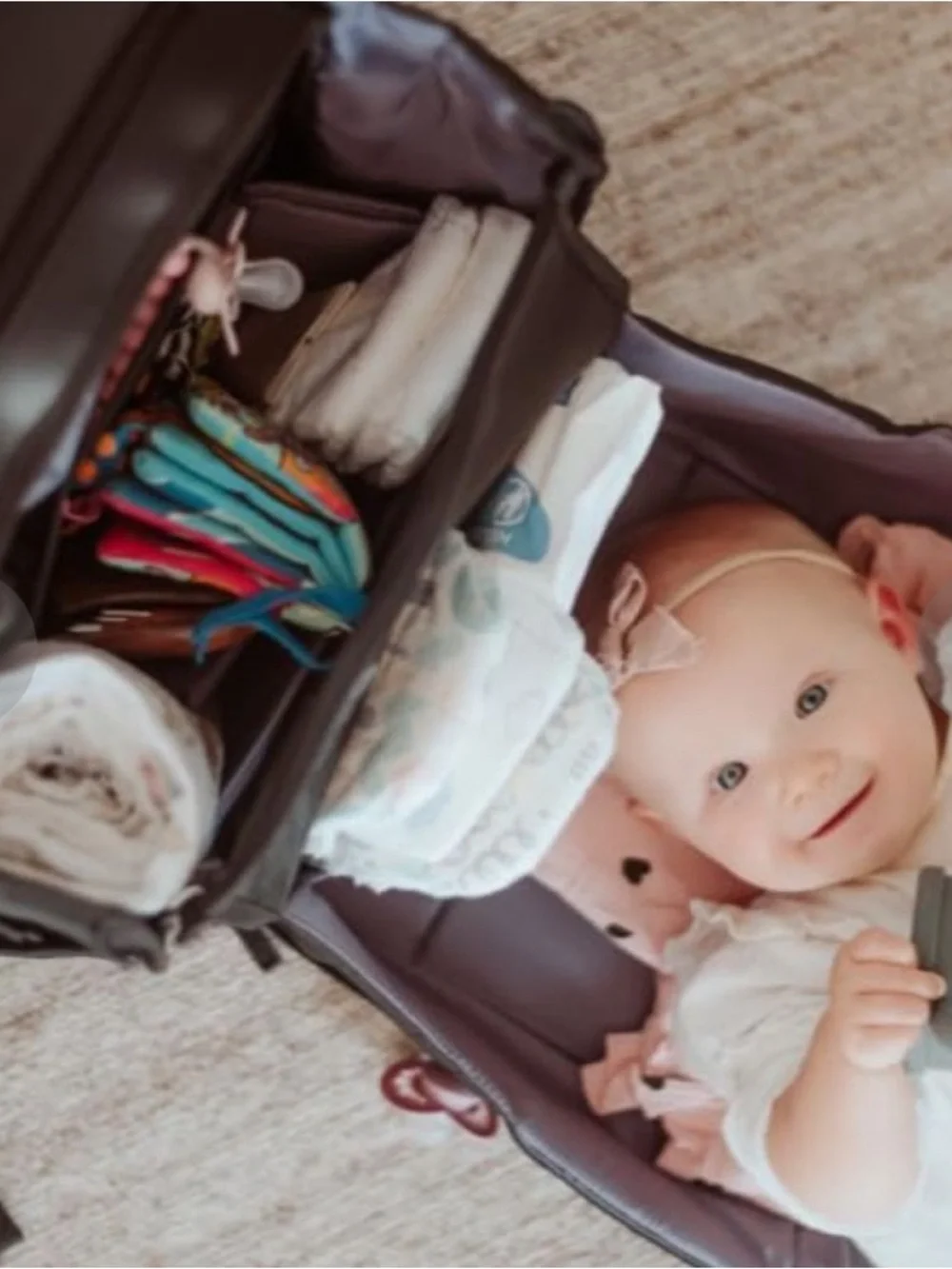 Willow Black Diaper Bag / Backpack